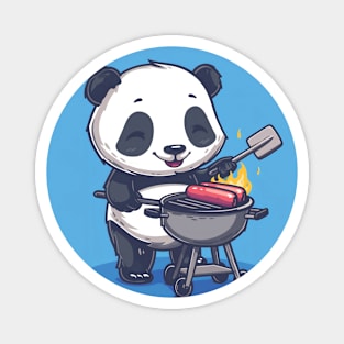 Barbeque Panda Likes the Meat Magnet